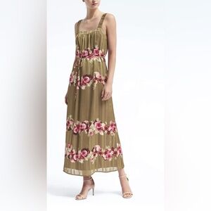 Banana Republic beautiful floral maxi dress Size 2